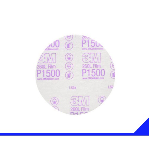 5 Tờ Giấy nhám tròn 3M 00950 Độ nhám P1500
