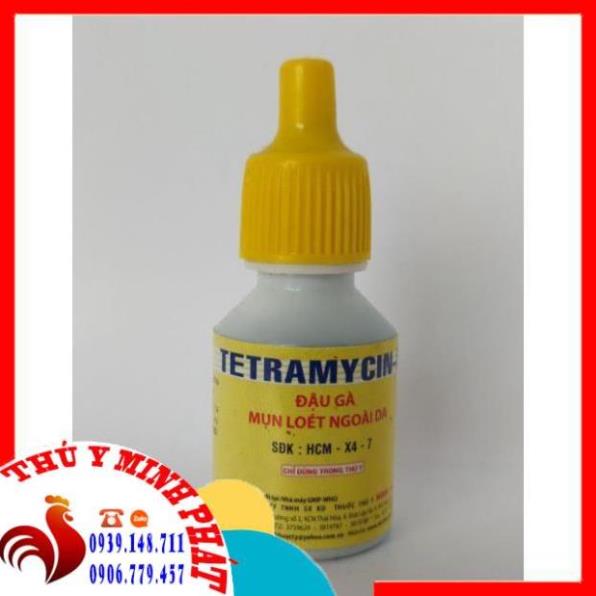 Tetramycin d đậu gà minh huy lọ 10ml