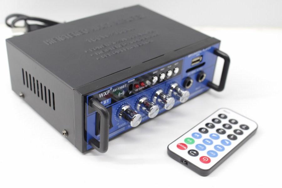 Amply WXF - AK-136 12V/220V USB BLUTOOTH