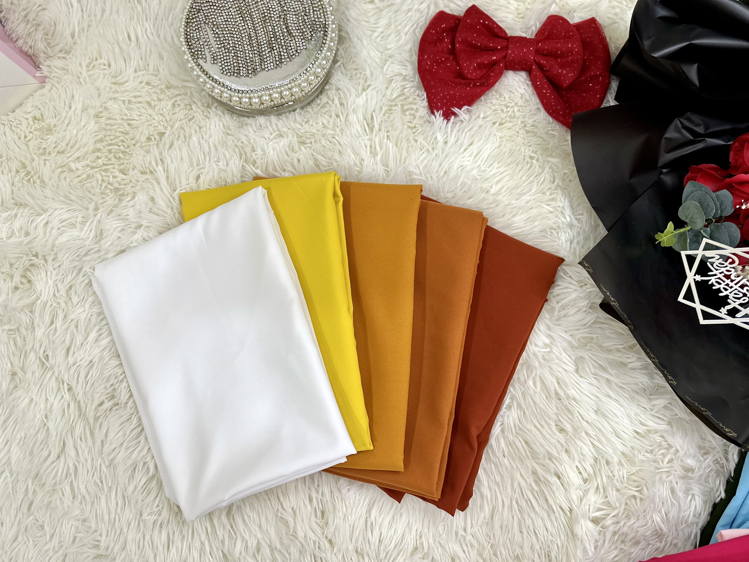 Vải lót lụa cao cấp - chất vải xịn, đẹp khổ 1.6m
