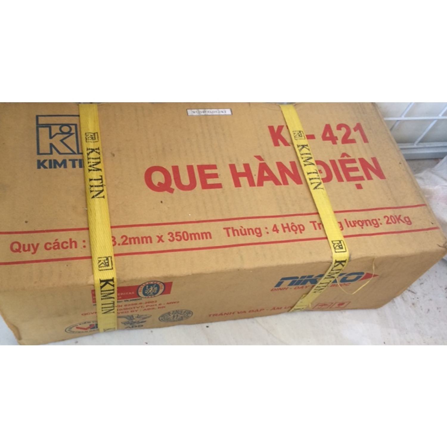 Que hàn kim tín 2.5 - 3.2mm que hàn sắt (bó nguyên cuộn)