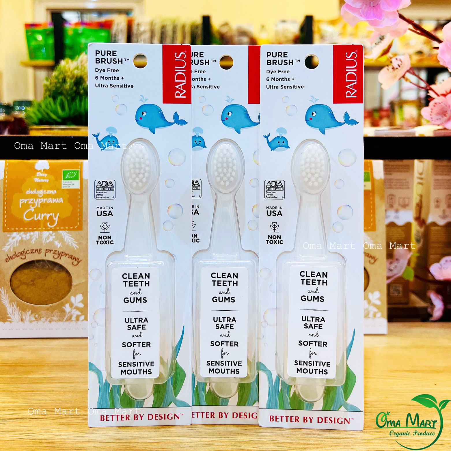 Toothbrush for baby organic radius-American