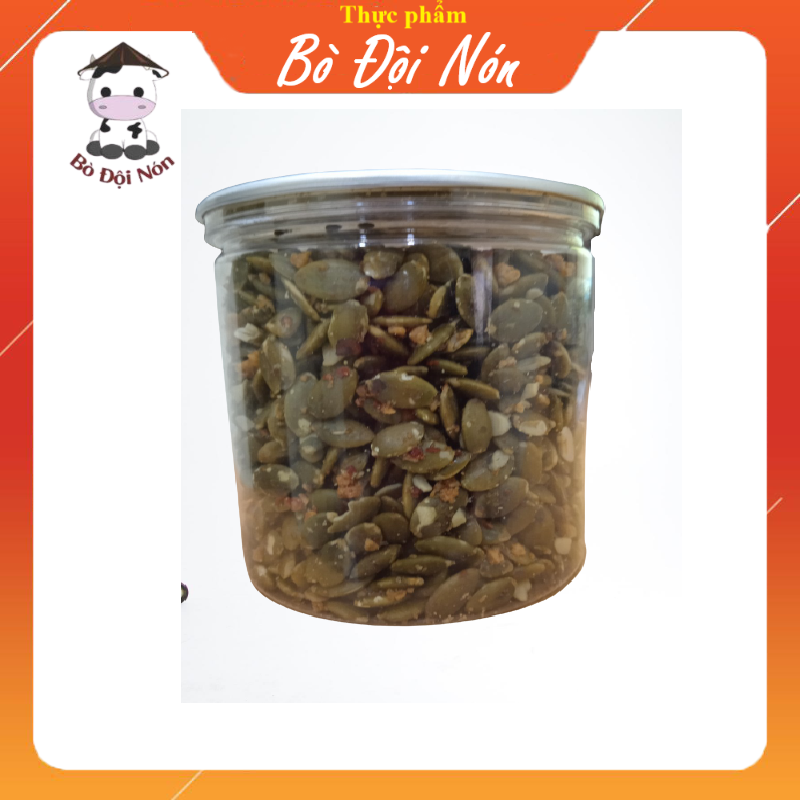 [HCM]250g Hạt bí tách vỏ rang tỏi ớt