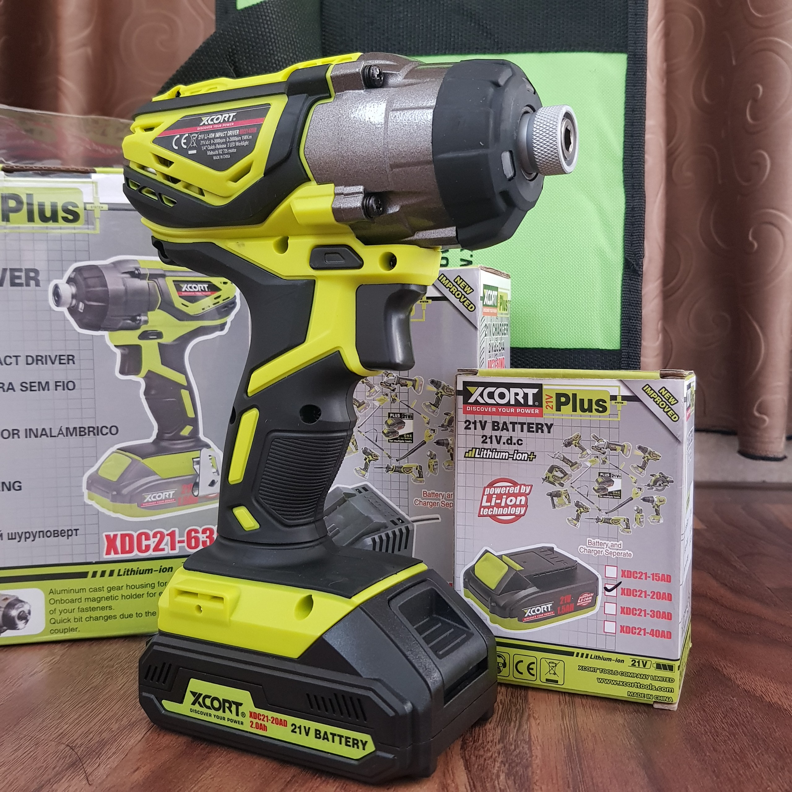 Máy vặn vít dùng pin-Máy vặn vít XCORT 20/21V [CHÍNH HÃNG]
