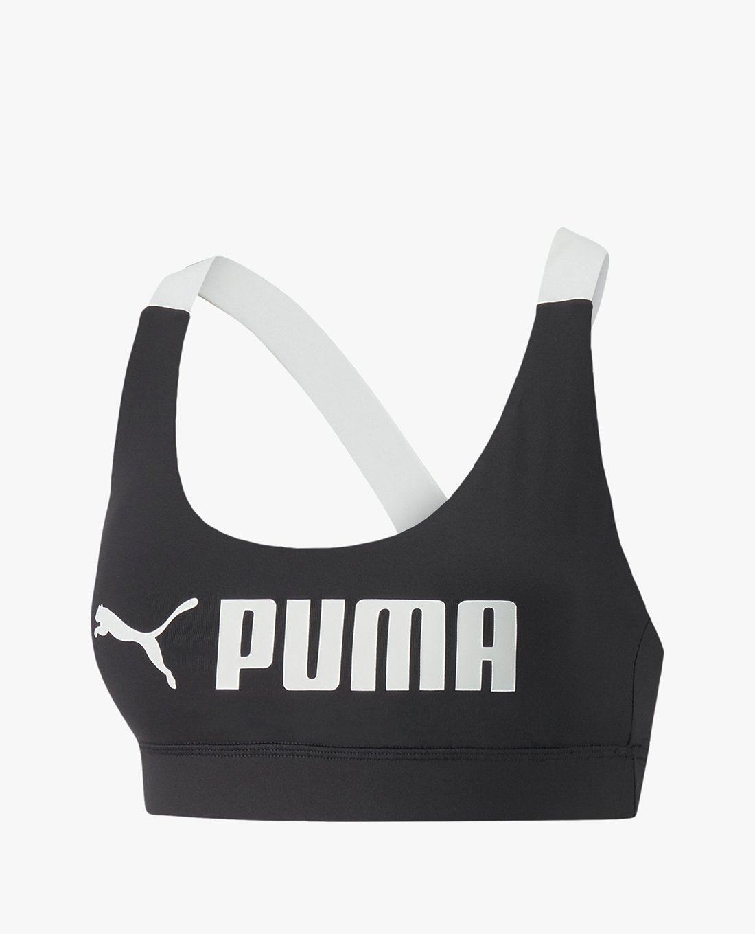 PUMA - Áo bra thể thao nữ Fit Mid Impact 522192-01