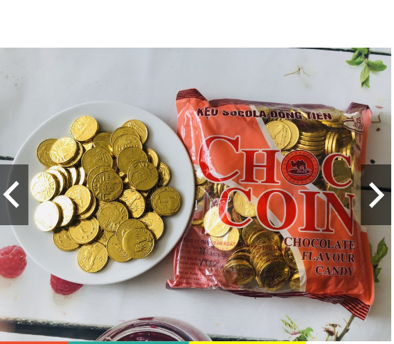 Chocolate Shaped Like a Round Gold Coin