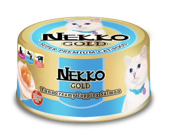 PATE NEKKO GOLD CAO CẤP THỨC ĂN ƯỚT CHO MÈO Lon 85g