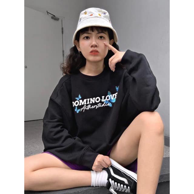 [Mã FAMAYWA giảm 10K đơn 50K] Áo nỉ cotton trần bông Domino