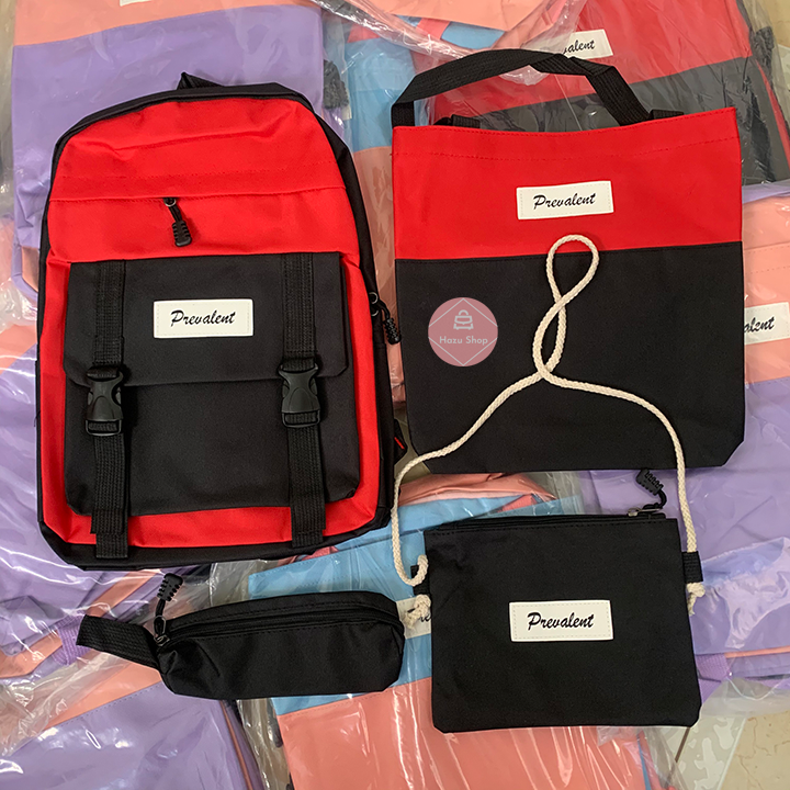 Combo Balo ulzzang 4 món siêu tiện lợi