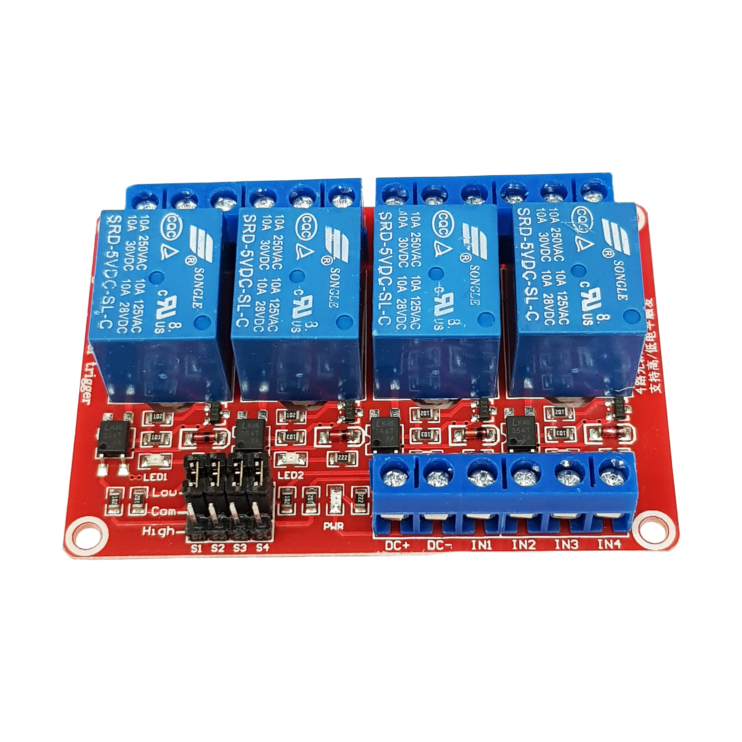 Module 4 Relay Kích H/L (5VDC)