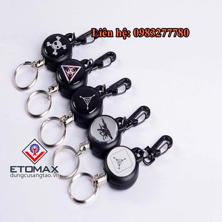 Móc khóa dây rút kim loại ET3