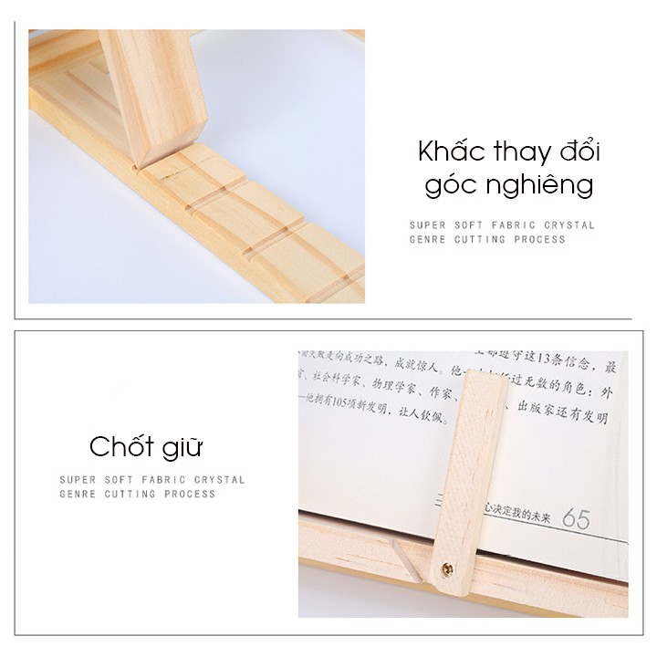 Khung gỗ đọc sách, để laptop, ipad xếp gọn