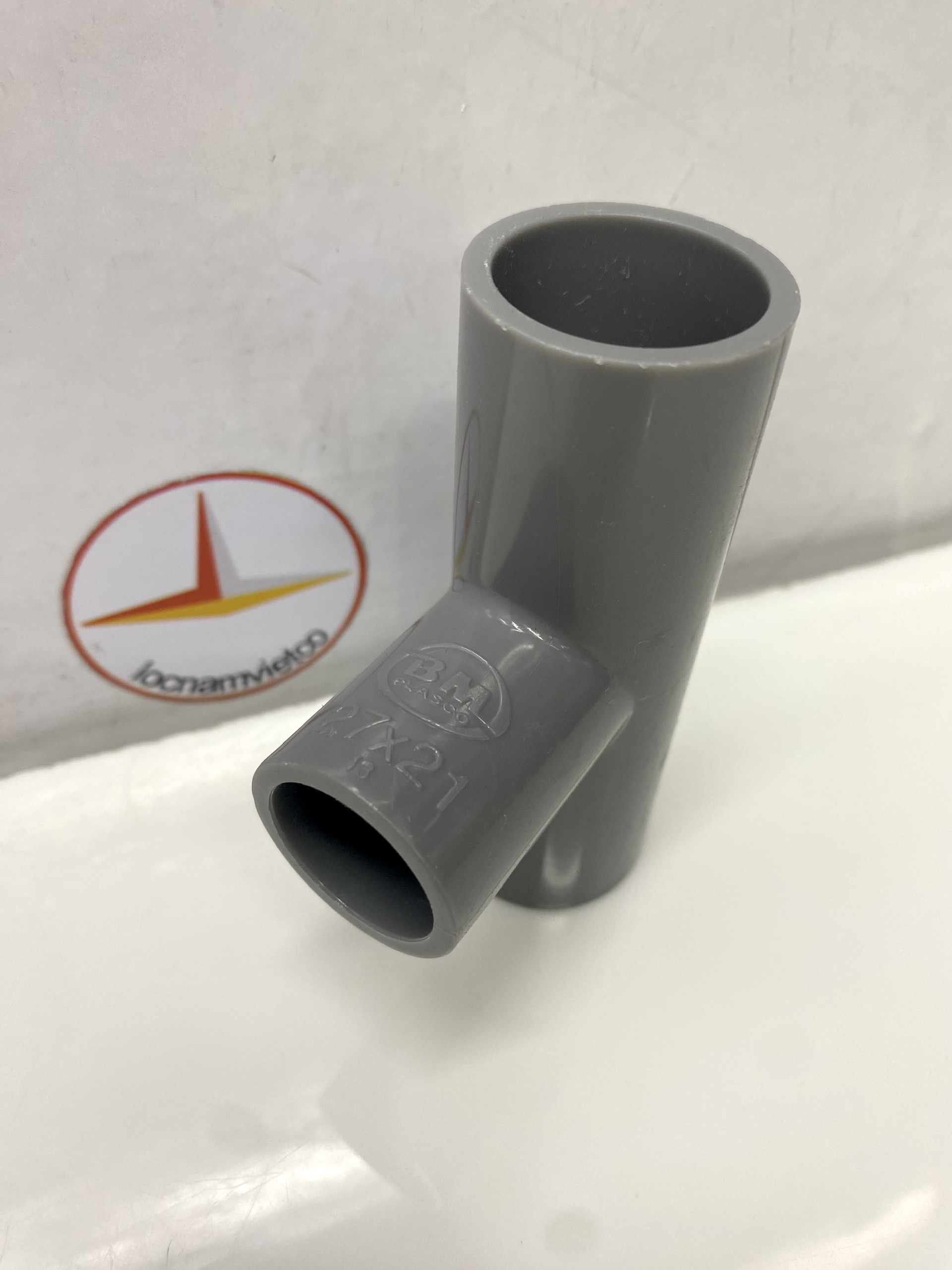 Tê giảm 27 x 21 nhựa PVC Bình Minh_T27x21 (5 cái)