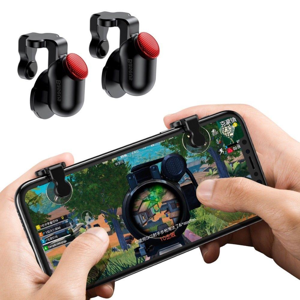 BASEUS Red-Dot Aim Key Button Assistant Tools Mobile Game Scoring Tools Black