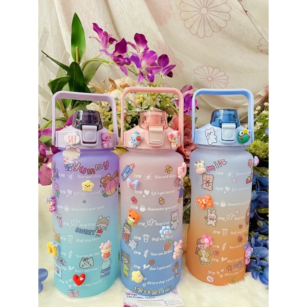 STICKER 3D HÌNH DÁN NỔI BÌNH NƯỚC SIÊU DỄ THƯƠNG