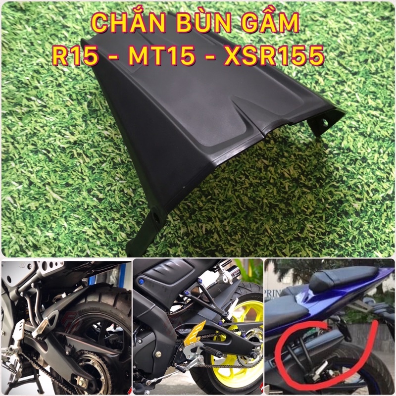 Chính hãng] dè chắn bùn sau cho r15v3, mt15, xsr155 - chắn bùn trong universe - tanthanh 247