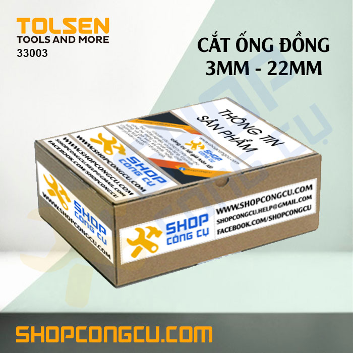 [HCM]Dụng cụ cắt ống đồng 3-22mm Tolsen 33003