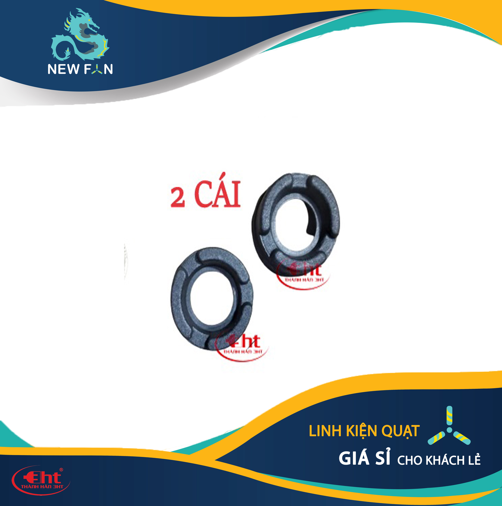 1 cặp Sơ Mi nhựa ép bạc đạn 608 cho moter