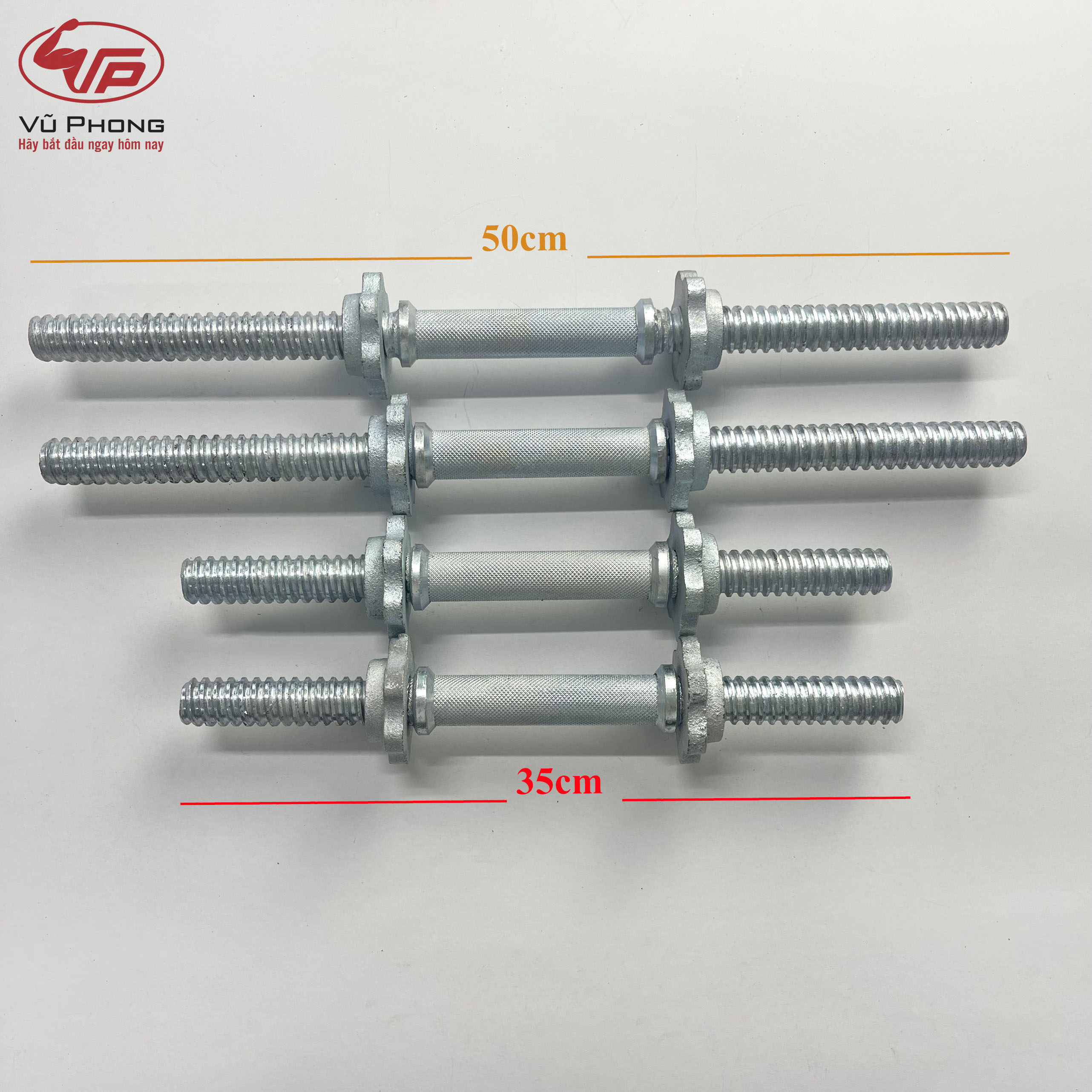 Đòn tạ tay 35cm, 50cm, phi 25 (1 chiếc)