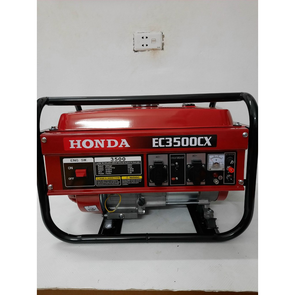 Máy phát điện chạy xăng Honda 3kW loại đề và giật dây tiết kiệm nhiên liệu
