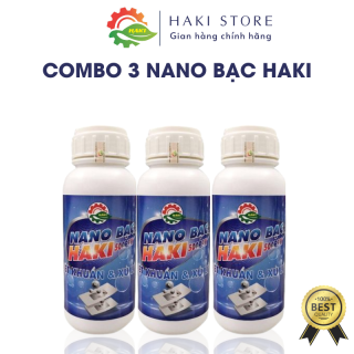 COMBO 3 Nano bạc Haki 500ppm giúp cải tạo nước ao nuôi thumbnail
