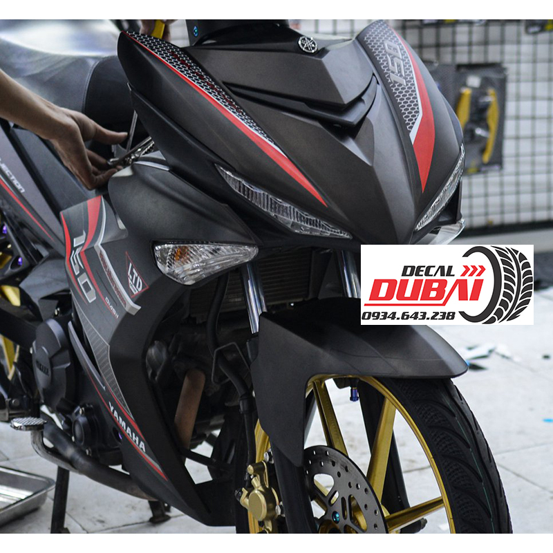 Tem Trùm Exciter 150 Đen Nhám LTD Mới