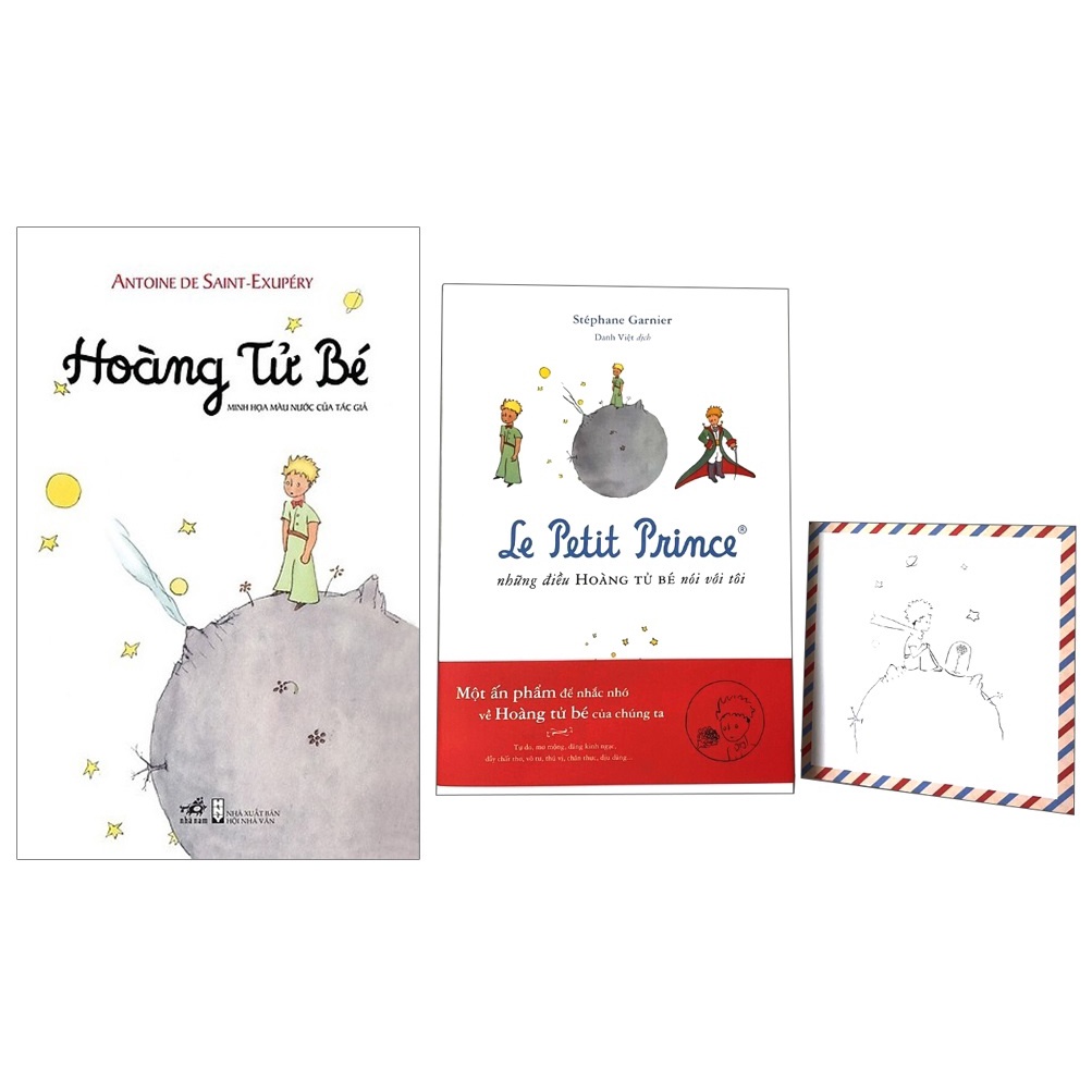 Sách - combo: hoàng tử bé + le petit prince - những điều hoàng tử bé nói với tôi - azvietnam