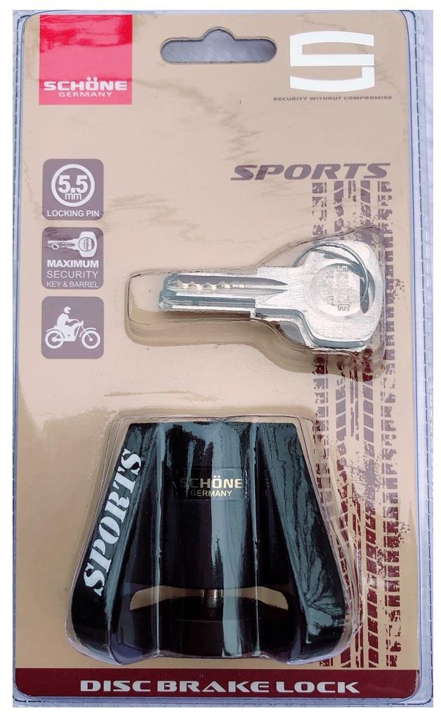 Khóa đĩa xe máy SCHONE SC-3026 cao cấp ( Đỏ-Bạc-Đen-Xanh )