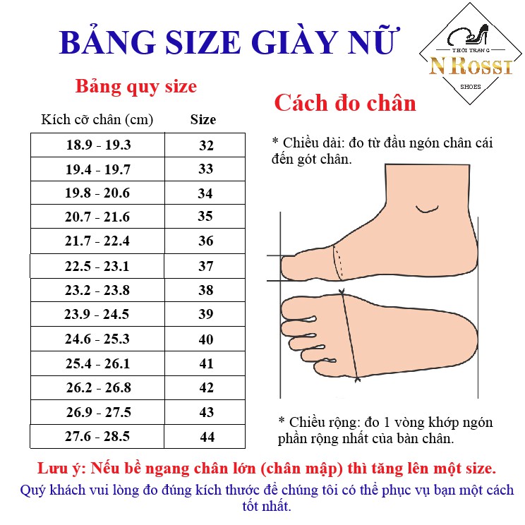 ❤FREESHIP❤ Giày búp bê size lớn NRossi 40 41 42 43 44