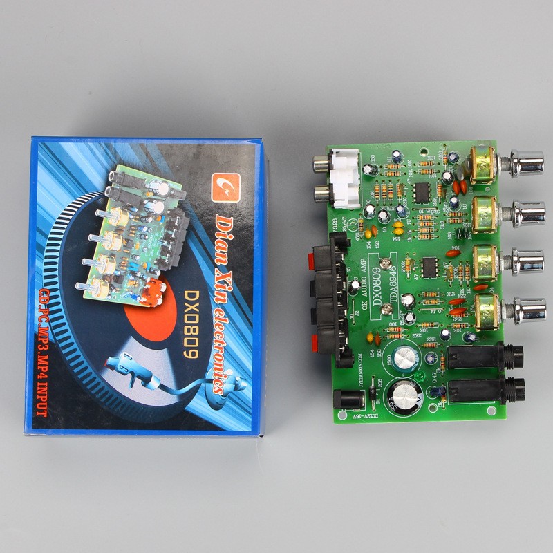 Mạch khuếch đại công suất DX-0809 - Có Micro - Công suất 80W