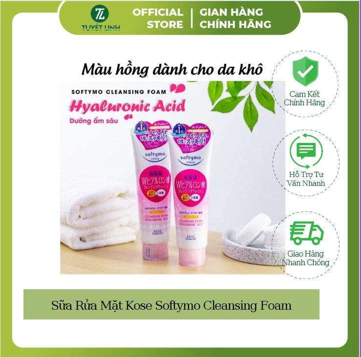 Sữa Rửa Mặt Kose Softymo Cleansing Foam