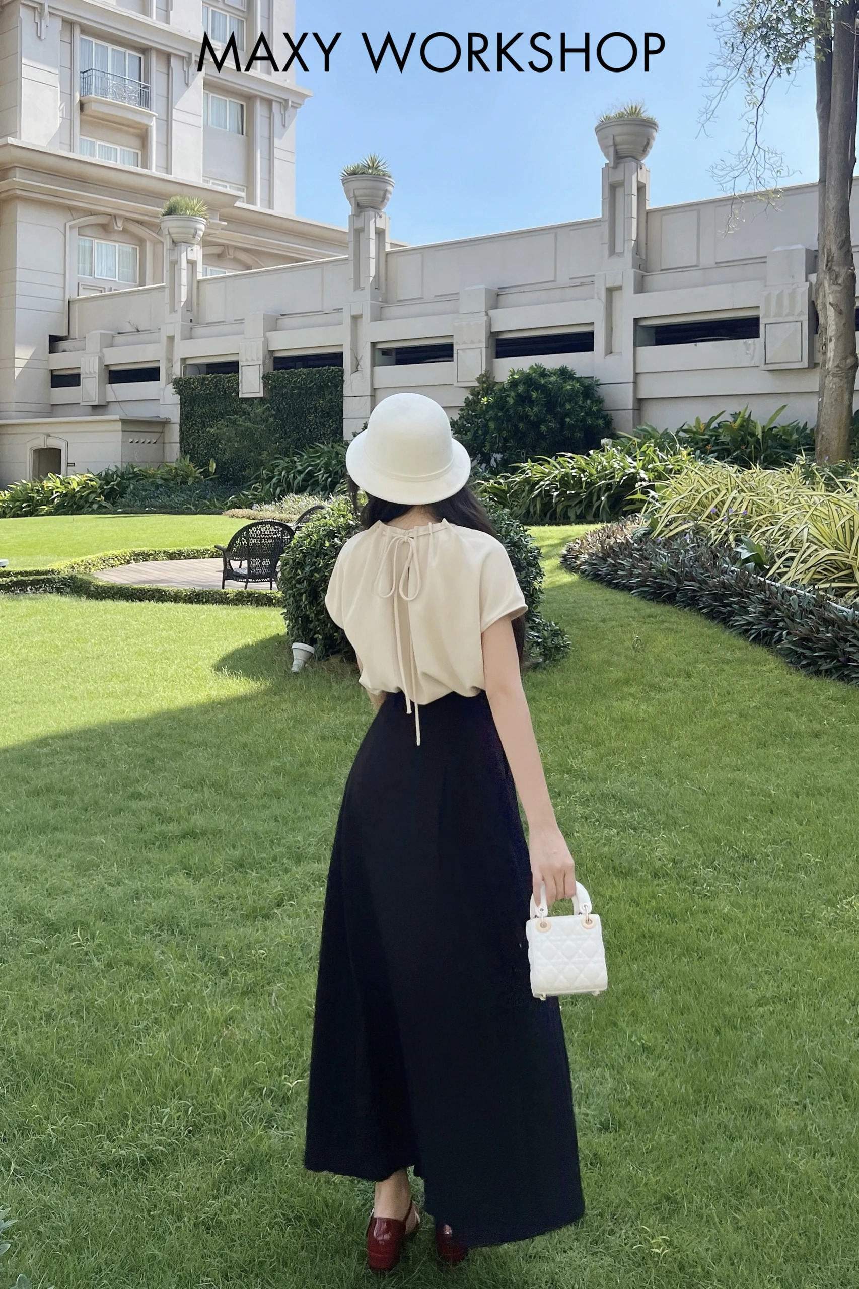 Chân váy dáng xòe xếp ly Long Pleated Skirt Maxy Workshop