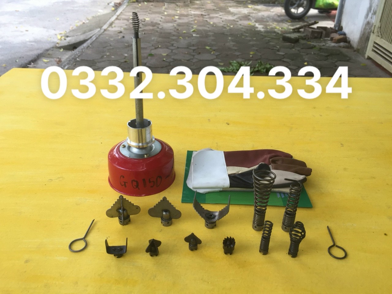 Máy thông tắc cống GQ150 công suất 1800W ( dùng cho thợ thông tắc )