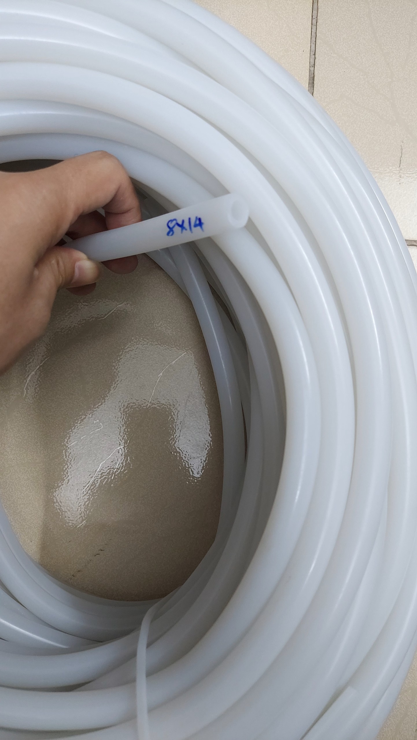 Ống silicon phi 8 phi 14 ống silicone đường kính ống 8mmx14mm (9mm*14mm)