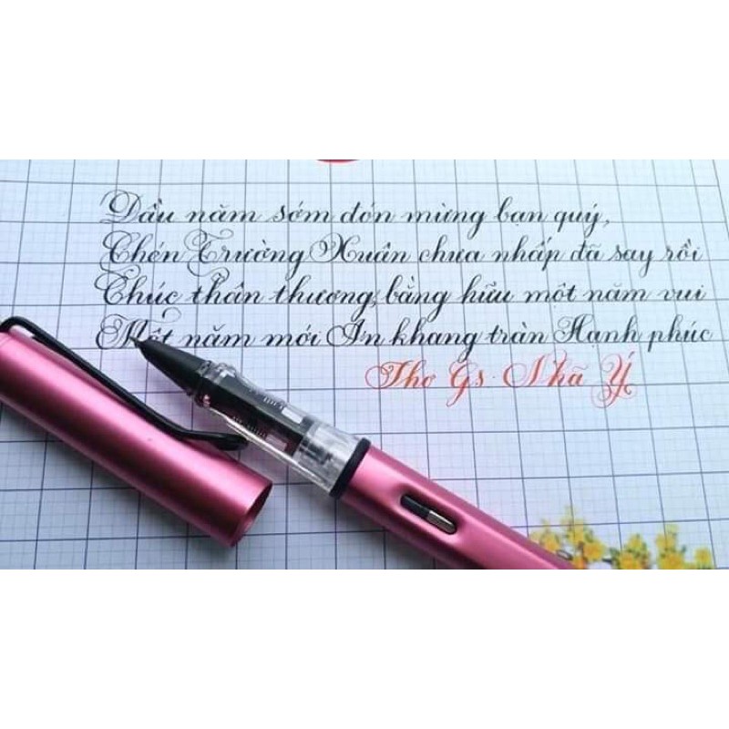 Bút Kim Tinh Lá Tre Viết Nét Thanh Đậm Ouguwen 001