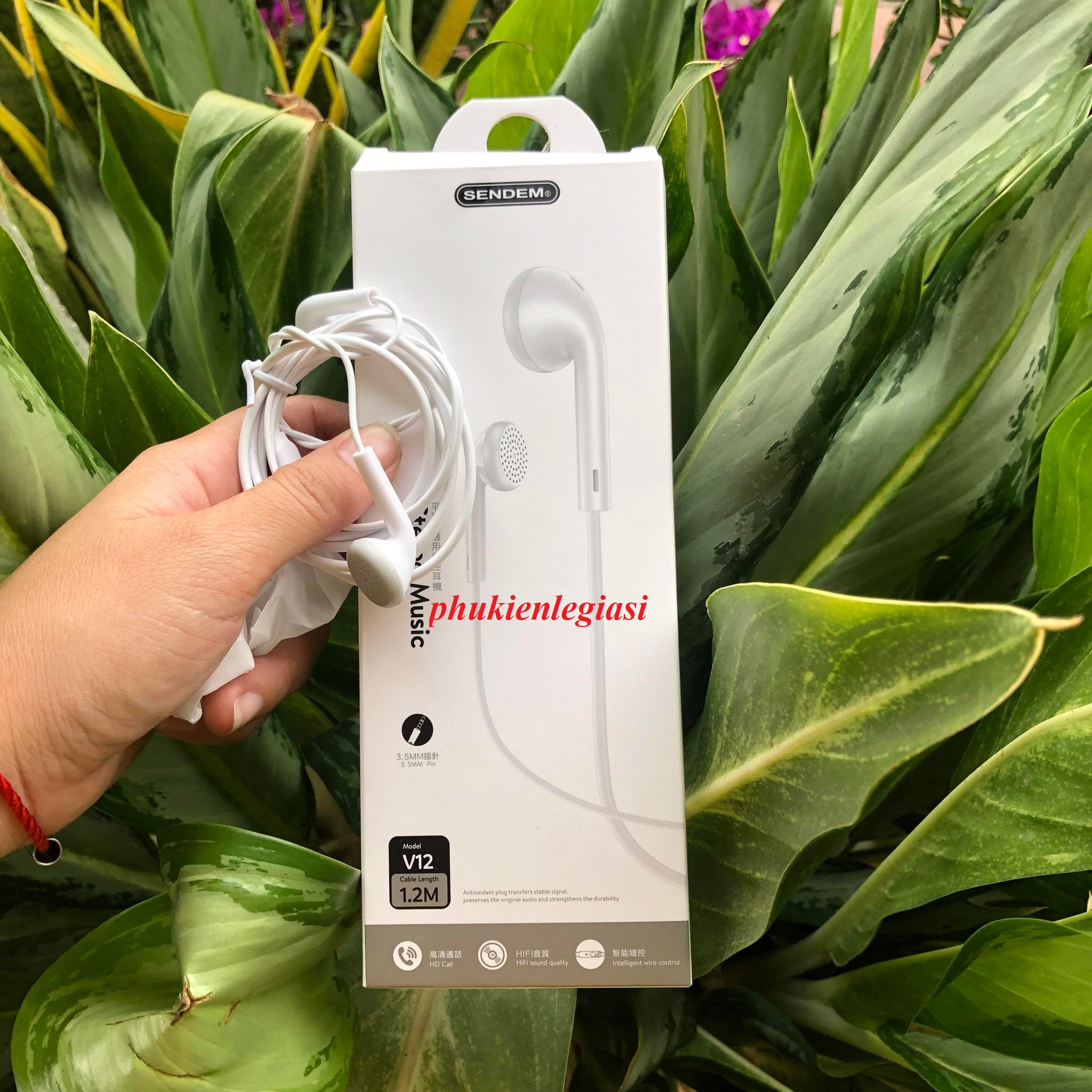 XÃ HÀNG THANH LÝ Tai nghe Sendem V12 jack 3.5mm