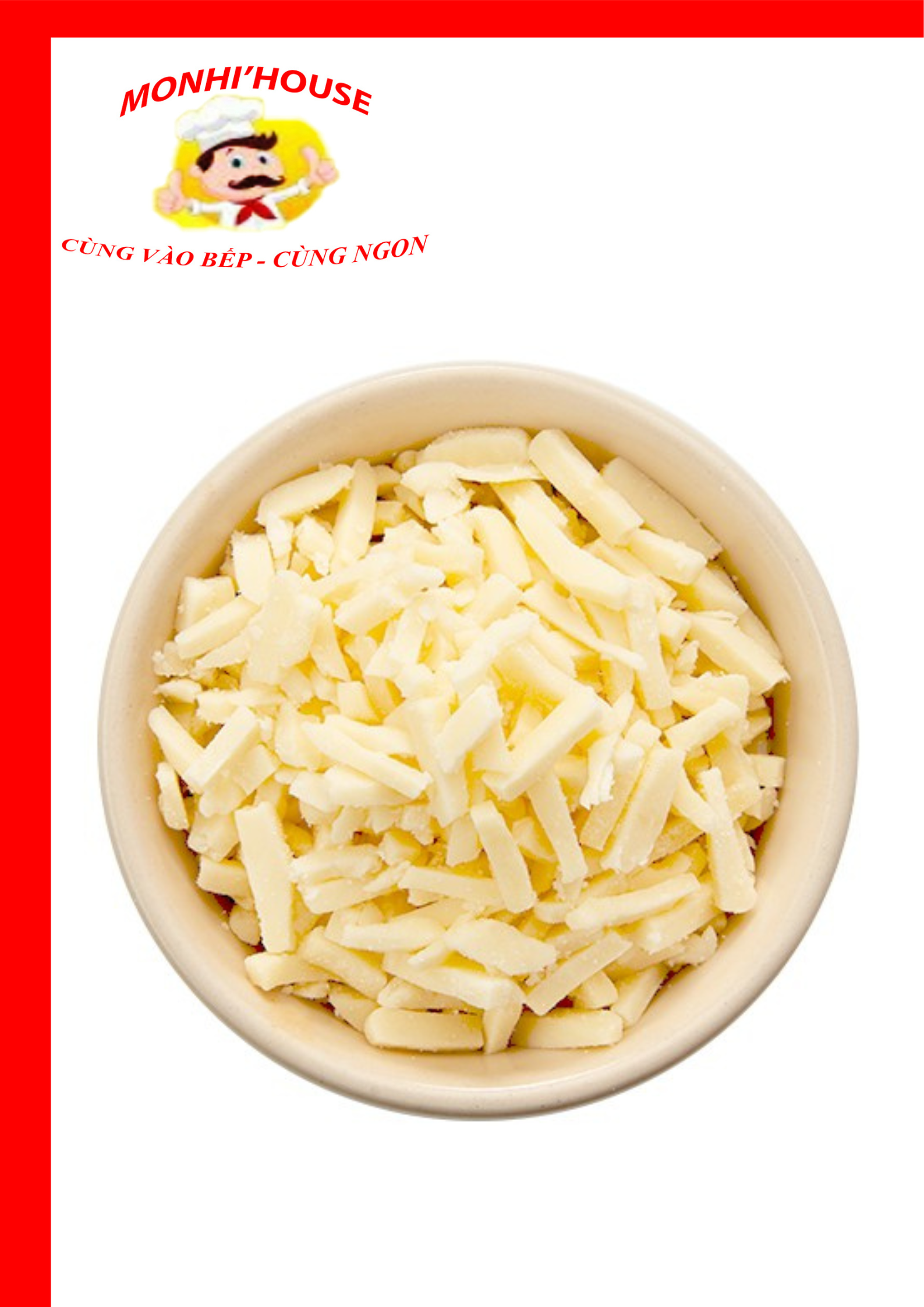100G PHÔ MAI MOZARRELA BÀO SỢI