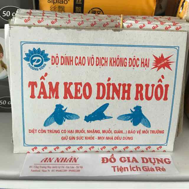 Combo 10 miếng keo dán ruồi - bẫy dính ruồi cực nhạy