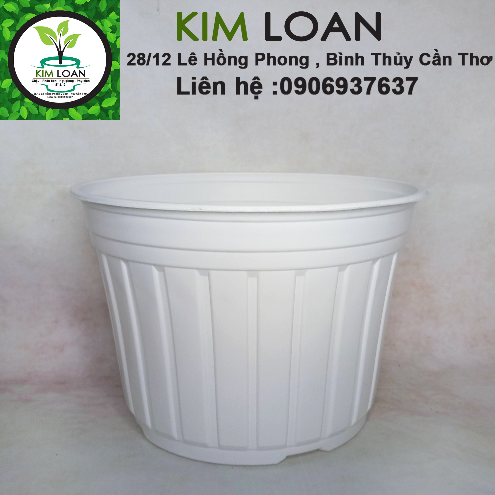 Combo 20 chậu nhựa vành cứng TTK C8 28x21cm