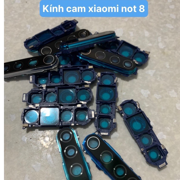 Bộ kính camera xiaomi redmi note 8 / gồm kính và vành