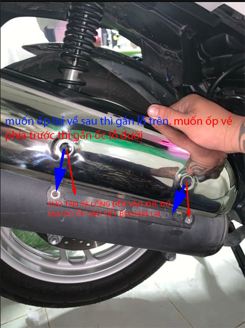 ỐP PÔ INOX SH Ý GẮN Sh VIỆT 2012-2016 (INOX 304)
