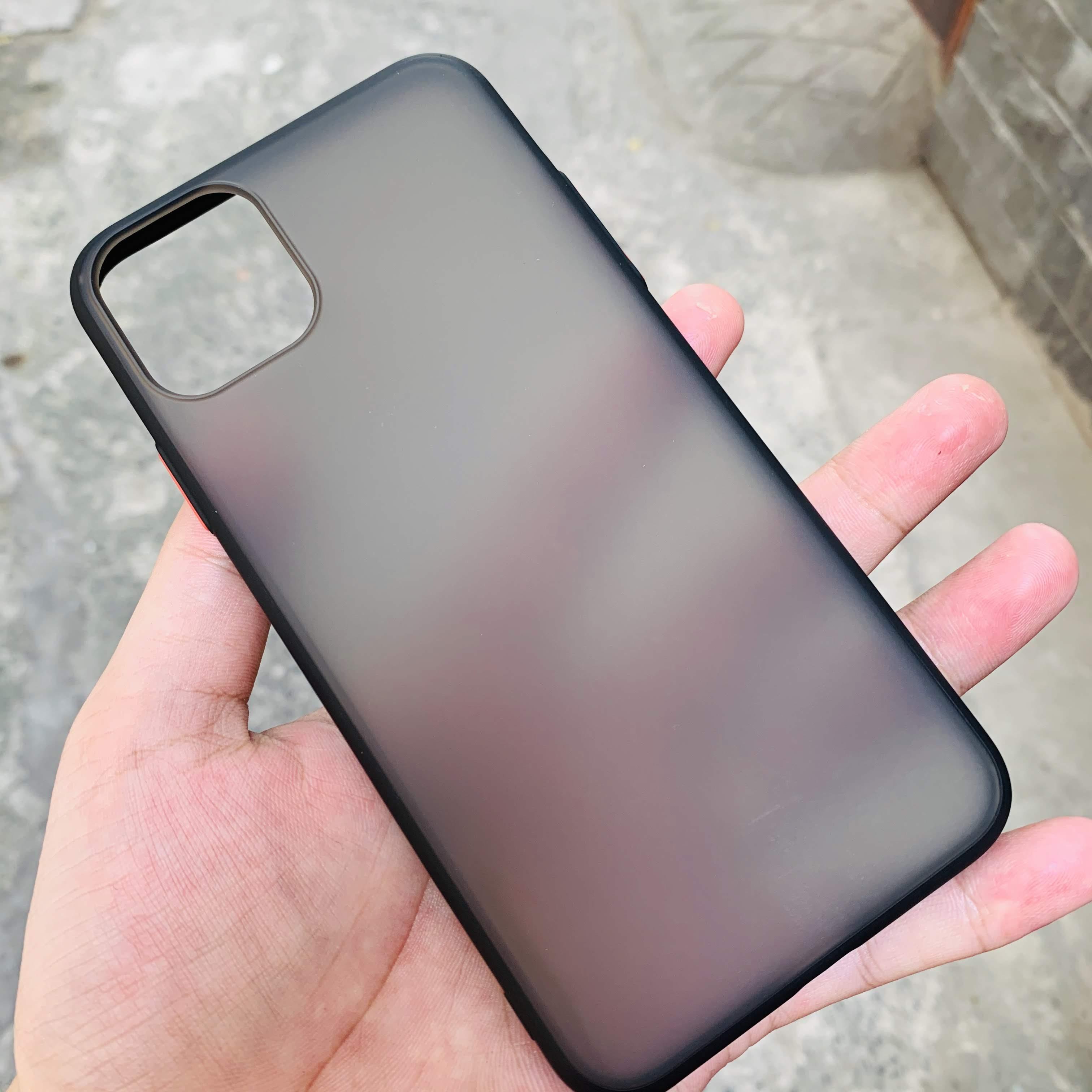 Ốp Lưng Iphone 11  Iphone 11 Pro Max nhám viền màu
