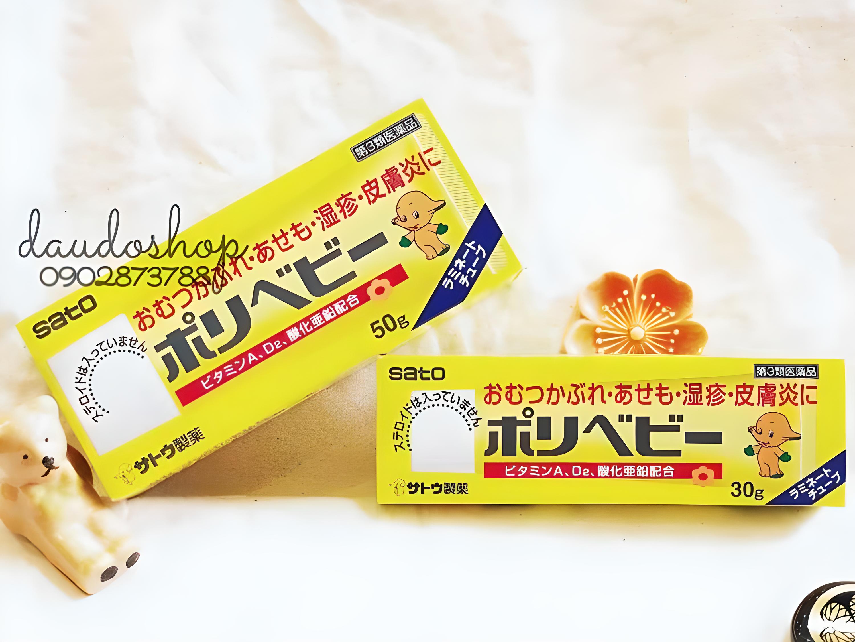 Kem bôi chống hăm Sato 30g - Hàng nội địa Nhật