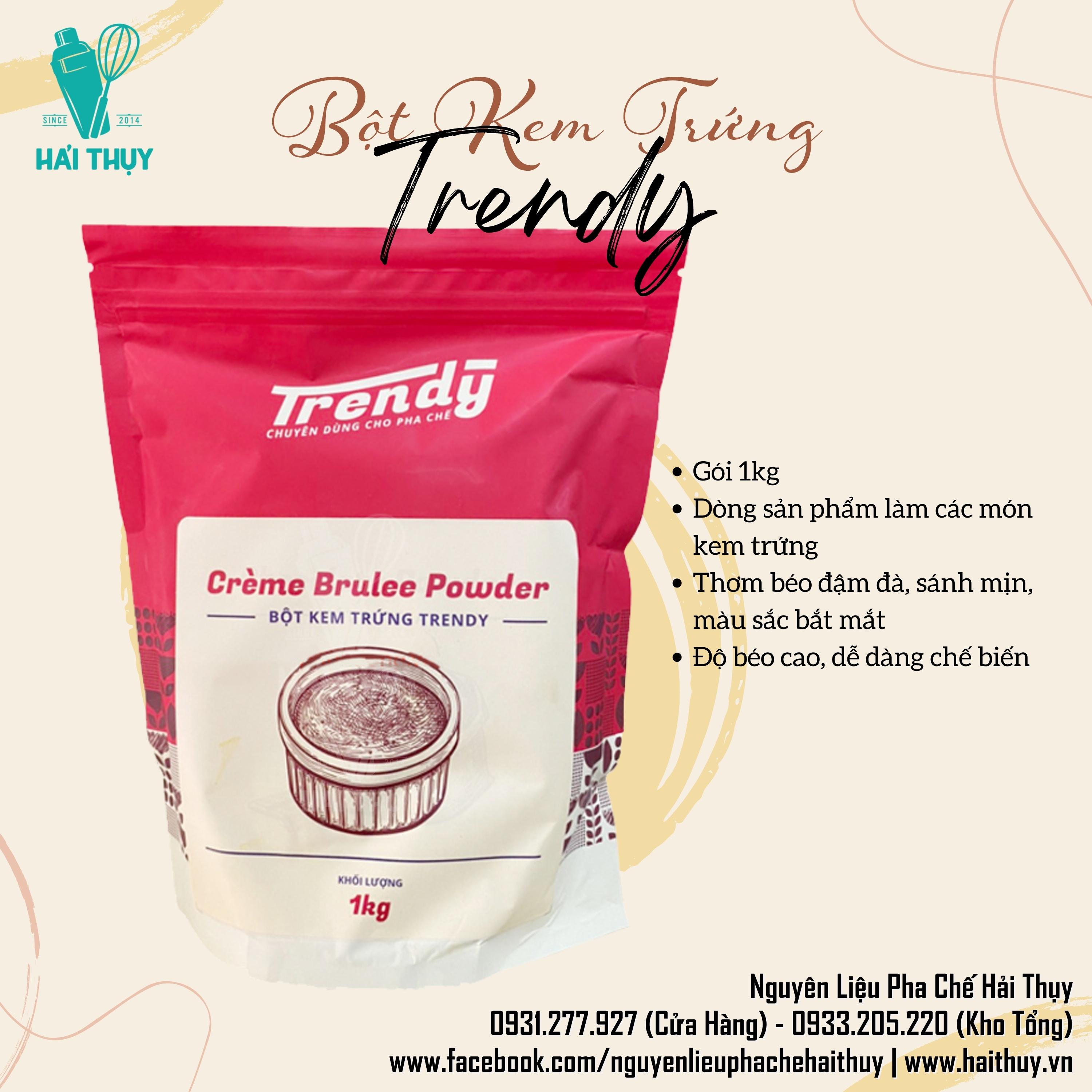 Bột Kem Trứng TRENDY 1kg