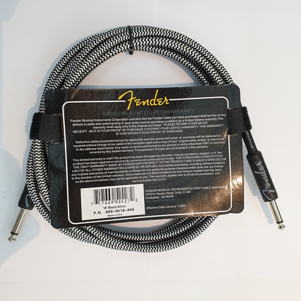 Dây kết nối guitar line jack Fender 3M