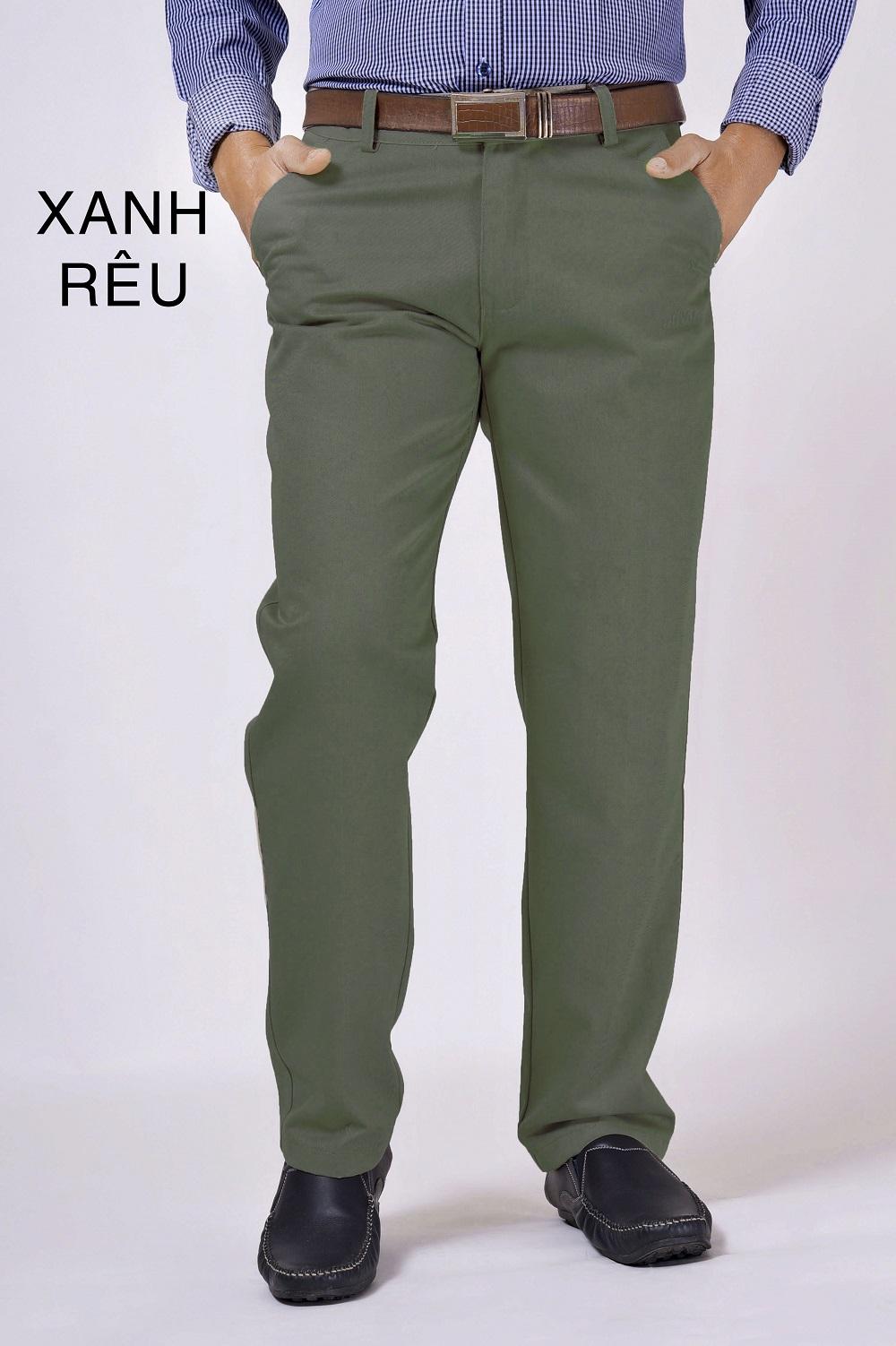 Quần dài kaki trung niên ống đứng