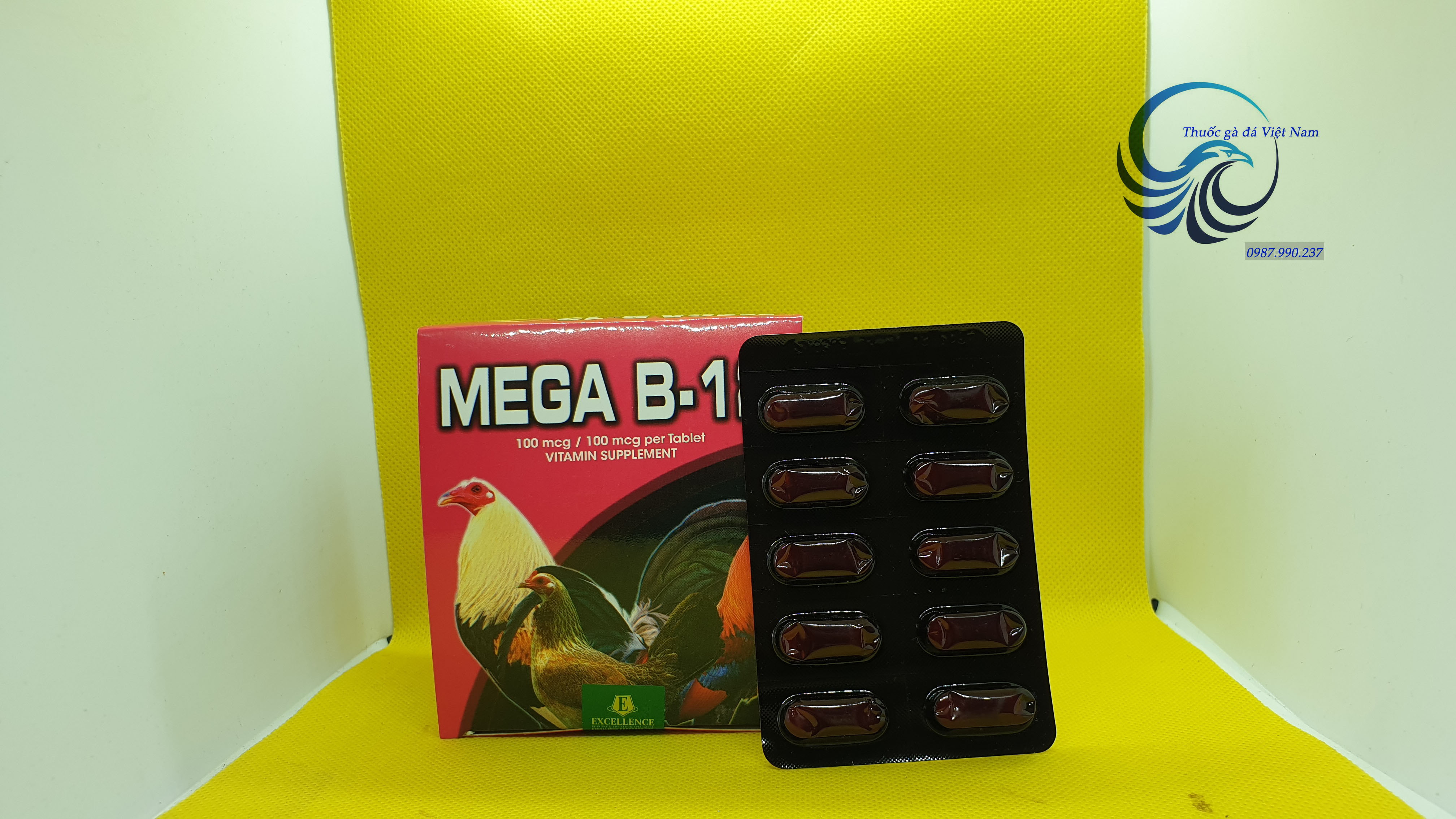 Mega B12 tăng nước máu, nhanh tới đá