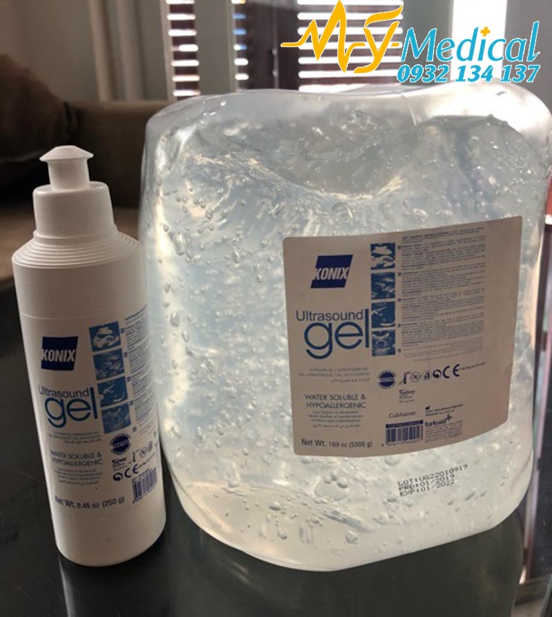 Gel y tế siêu âm Konix ( Gel spa triệt lông)