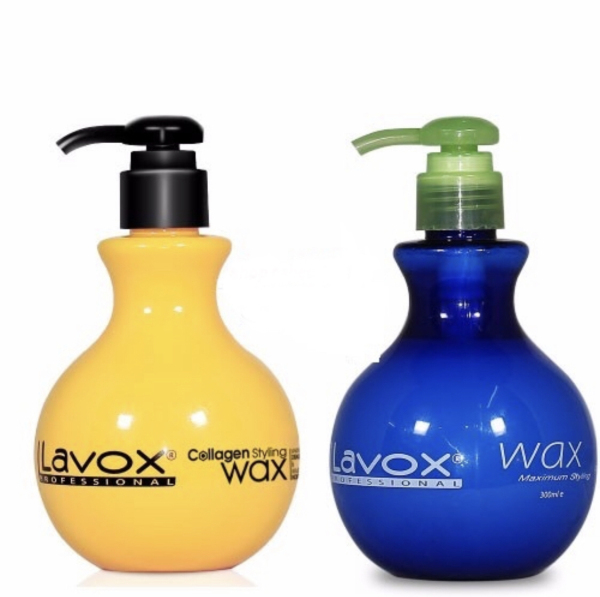 [300ml] kem wax dây tạo nếp tóc dầy giữ lọn bồng bềnh Lavox Collagen nuôi dưỡng tóc mềm mượt tự nhiên (xanh-vàng) giá rẻ