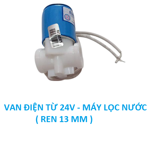 Van điện từ 24V máy lọc nước - Ren 13mm